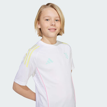 Maillot Juventus Turin Training Tiro 25 Junior 2025/26 Blanc
