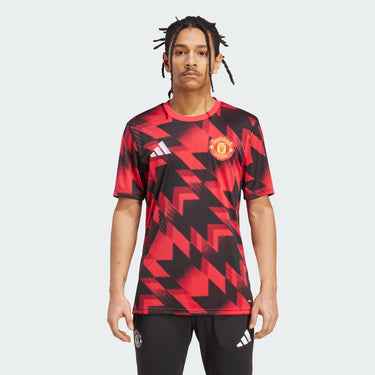Maillot Manchester United Pre-match Homme 2025/26 Noir
