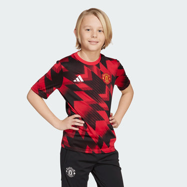 Maillot Manchester United Pre-match Junior 2025/26 Rouge