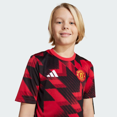 Maillot Manchester United Pre-match Junior 2025/26 Rouge