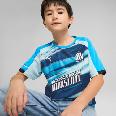 Maillot OM Faster Training Junior 2025 Bleu