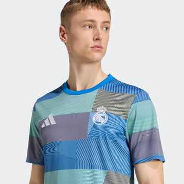 Maillot Real Madrid Pre-match Homme 2025/26 Bleu