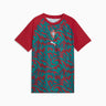 Le maillot d'échauffement vert du Portugal Puma offre un style Pre-Match unique.