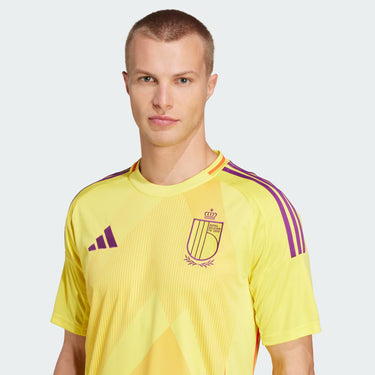 Maillot Belgique Extérieur (Équipe féminine) Homme 2025/26 Jaune