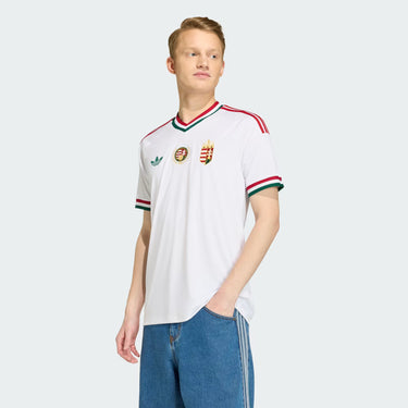 Camiseta Hungría Visitante Hombre 2026 Blanca - Copa del Mundo