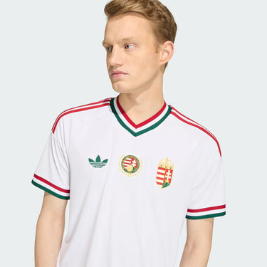 Camiseta Hungría Visitante Hombre 2026 Blanca - Copa del Mundo