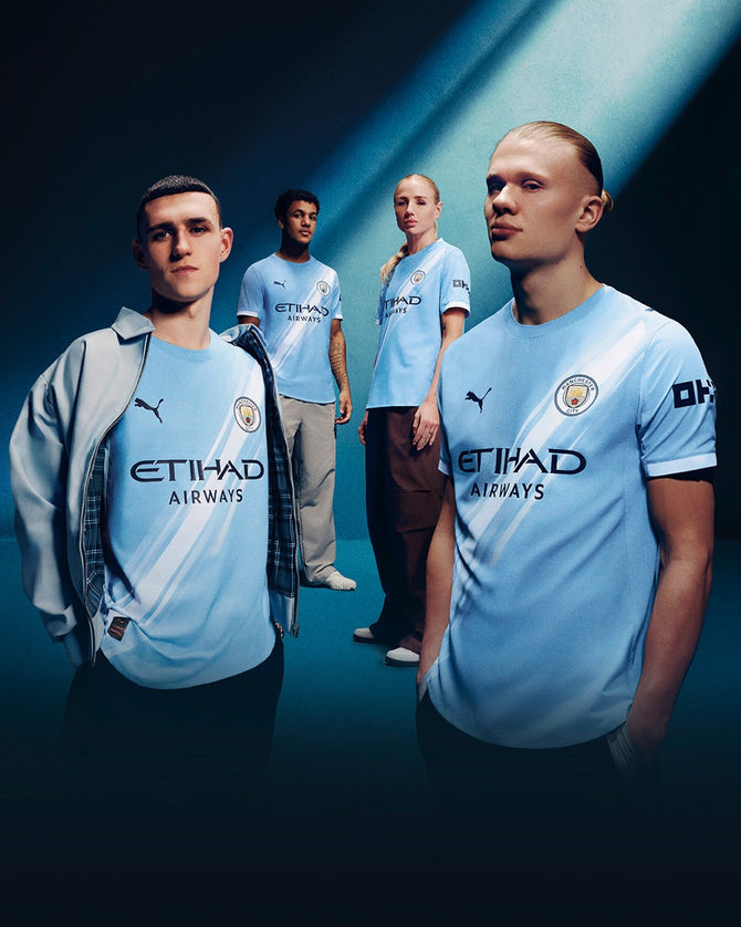 Maillot Manchester City 2025-2026 Bleu-Blanc PlanetFoot