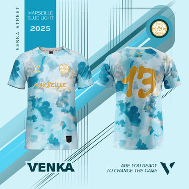 Maillot Marseille 13 Venka Adulte 2025/26 Bleu Clair