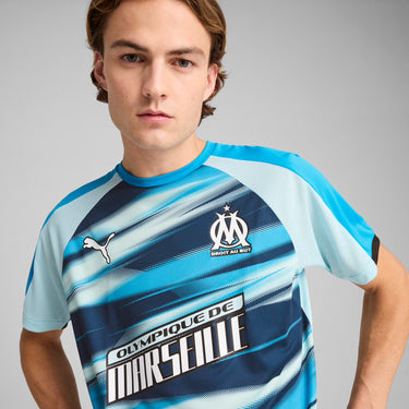 Maillot OM Faster Training Adulte 2025 Bleu