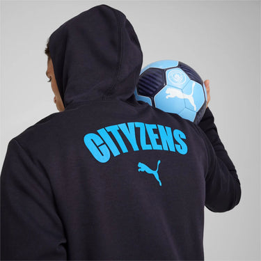 Veste à Capuche Manchester City Casuals Homme 2024/25 Bleu Nuit