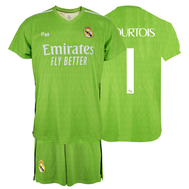 Kit Real Madrid Junior Gardien Domicile Courtois 2023/24 Replica