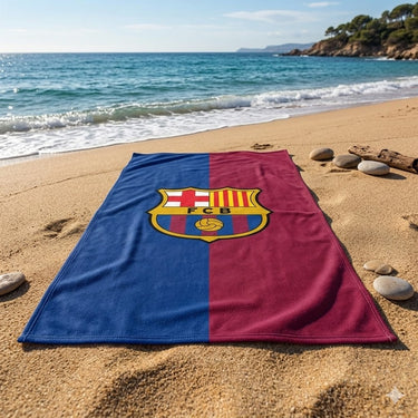 Serviette de Bain Microfibre FC Barcelone 2026 - 140x70 cm