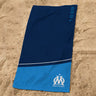 Serviette de bain OM 75x150 cm Coton Football Marseille - Curve