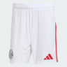 Short Ajax Amsterdam Domicile Homme 2025/26 Blanc