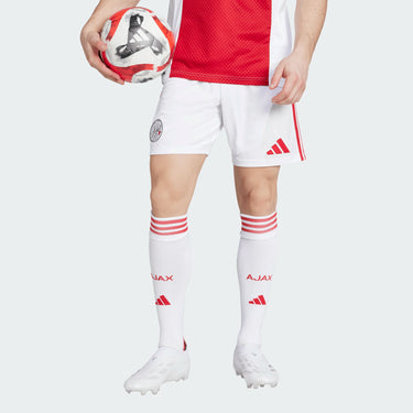 Short Ajax Amsterdam Domicile Homme 2025/26 Blanc