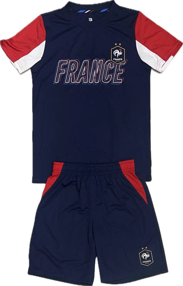 Ensemble Kit France F.F.F. Fan Junior 2023/24 Bleu