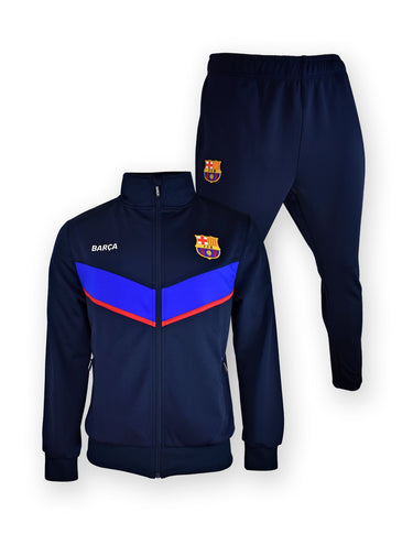 Survêtement Entier FC Barcelone Junior 2025 Bleu Nuit
