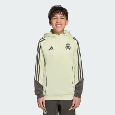 Sweat à Capuche Real Madrid Training Tiro 25 Junior 2025/26 Vert