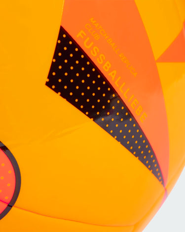 adidas Ballon FUSSBALLLIEBE Club EURO 2024 - Doré/Rouge/Noir