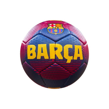 Détail du design blaugrana du ballon Barça 25/26.