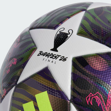 Détail du design spécifique Finale du ballon UEFA Champions League.