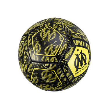 Ballon OM Big Logo 2025/26 Noir-Jaune