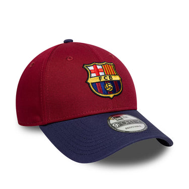 Casquette FC Barcelone New Era 9FORTY Adulte Bordeaux Bleu Marine