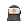 Casquette lifestyle OM noire officielle, vue avant.