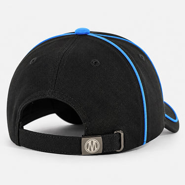 BONÉ COM LOGÓTIPO E VIVOS PRETO M26018