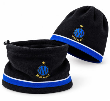 Coffret Bonnet + Tour de Cou OM 2026 Noir