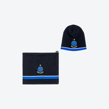 Coffret Bonnet + Tour de Cou OM 2026 Noir