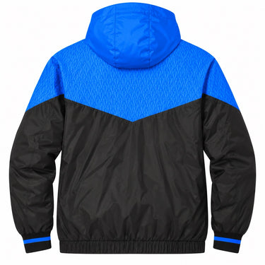 Coupe-Vent Imperméable Fan OM Homme 2026 Noir Bleu Roi
