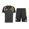 Ensemble Maillot Short RC Lens Entraînement Homme 2026/27 Noir Gris Anthracite – vue de l'ensemble sur fond blanc