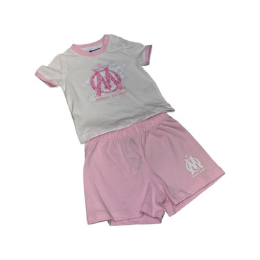 ensemble bebe fille om blanc rose 2026 t shirt short officiel
