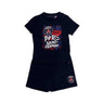 ensemble bebe psg bleu 2026 t shirt short coton officiel