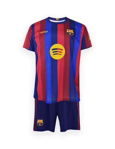 Ensemble Kit FC Barcelone Domicile Enfant 2026/27 Bleu Grenat