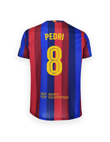 KIT Conjunto PEDRI Niño 2026/27 Primera Equipación Réplica Oficial BD19 P