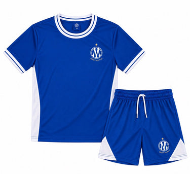 Ensemble Maillot Short OM Enfant 2026/27 Bleu - article inclus dans le pack