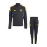 Ensemble Manchester United Training Tiro 25 junior 2025 2026 noir, vue complète.