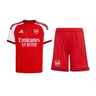 Ensemble Maillot Short Arsenal FC Domicile Enfant 2026/27 Rouge Blanc – vue de l'ensemble sur fond blanc