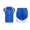 Ensemble Maillot Short Juventus Entraînement Enfant 2026/27 Bleu Blanc – vue de l'ensemble sur fond blanc
