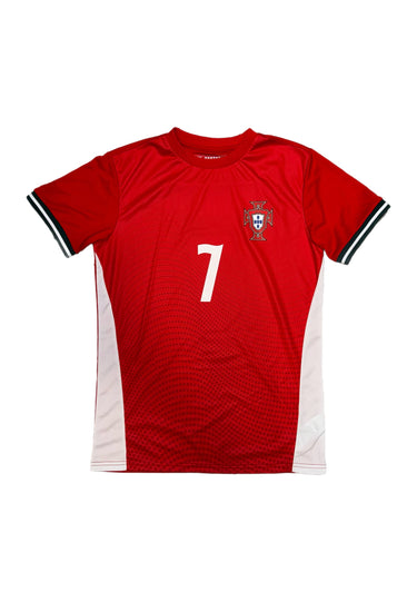 Maillot Portugal Ronaldo 2026 Domicile Homme - Rouge / Vert