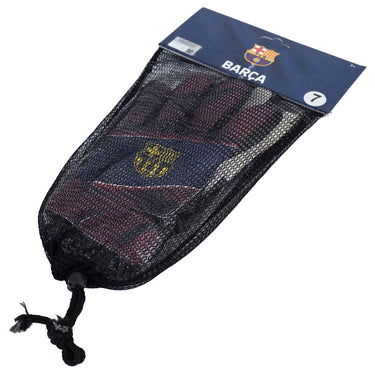 FC Barcelona Kids' Goalkeeper Gloves Fuse Blue Red