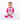 Grenouillère OM Bébé Fille 2026/27 Blanc Rose – vue complémentaire 2