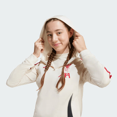 Sweat à Capuche Liverpool F.C. Training Junior 2025/26 Beige