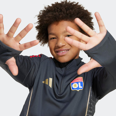 Top Olympique Lyonnais Training Tiro 25 Junior 2025/26 Noir