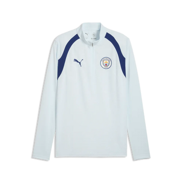 Haut Entraînement Manchester City Homme 2026/27 1/4 Zip Bleu Clair Bleu – photo originale 1