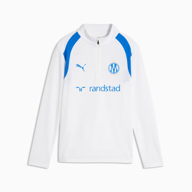 Haut Entraînement Olympique de Marseille Enfant 2026/27 Blanc Bleu – vue officielle 1