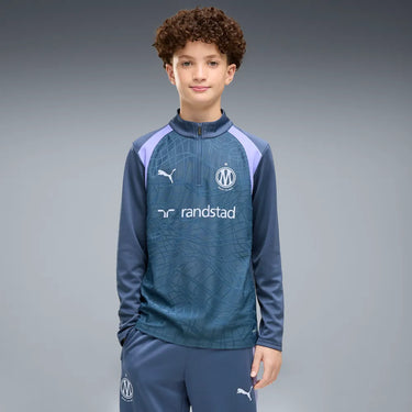 Olympique de Marseille Kids' Training Top 2026/27 Navy Lavender