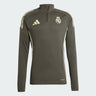 Top Real Madrid Training Tiro 25 Homme 2025/26 Vert Kaki
